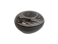 Santa Clara Pueblo Black Mini Pot by Art Cody Haungooah