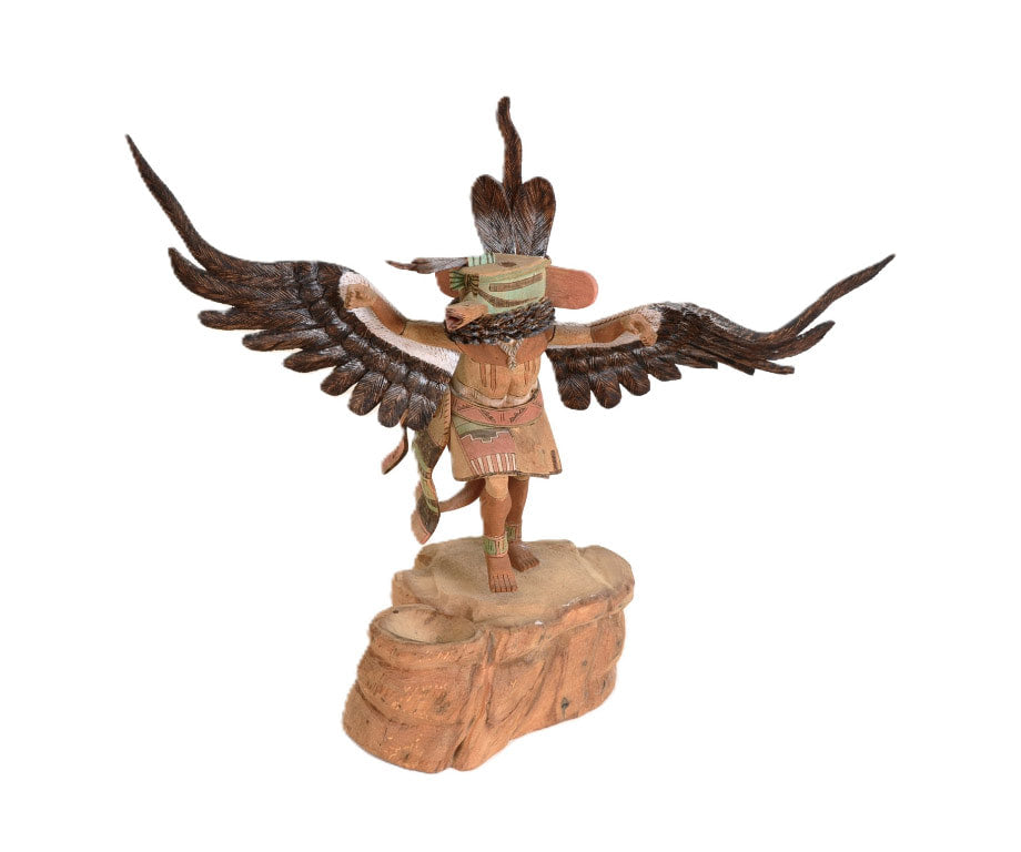 Hopi Kachina Eagle Dancer Doll By Coolidge Roy Jr.