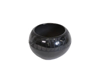 San Ildefonso Black on Black pottery jar by Margaret Lou Gutierrez