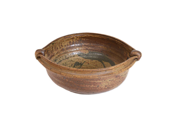 Vintage Art Pottery Stoneware Bowl; Mexico or New Mexico