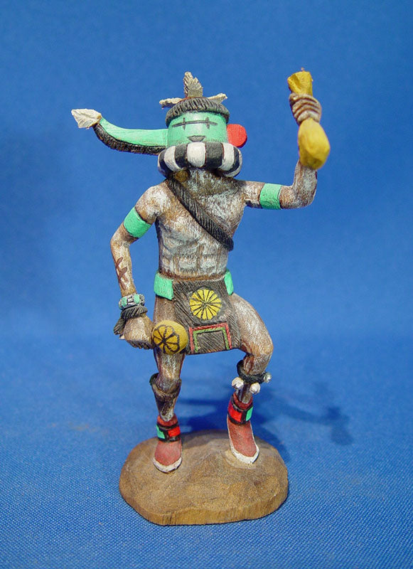 Hopi Pueblo Long Horned Wapla ala Kachina By Raymond Chee