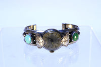 Navajo watch cuff bracelet with Eastfield Sport timepiece.