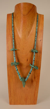 Santo Domingo or Navajo Turquoise Necklace