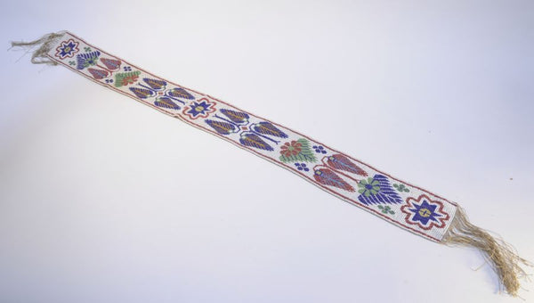 Antique Great Lakes Beaded Sash