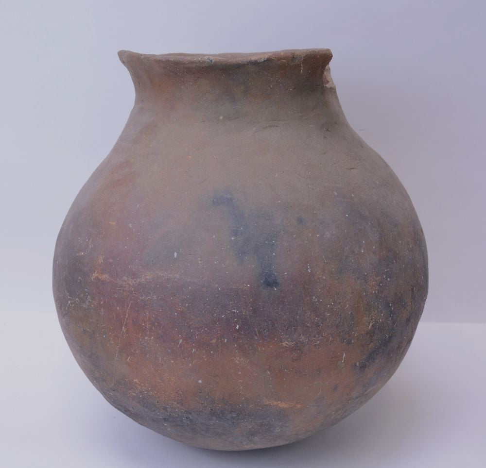 Large Southern California Pottery Olla with rim damage