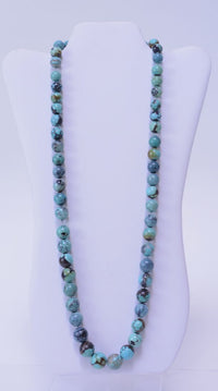 Hubbell Beads -- Turquoise Glass  round trade beads