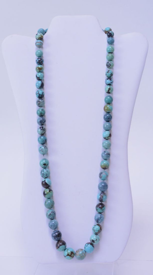 Hubbell Beads -- Turquoise Glass  round trade beads