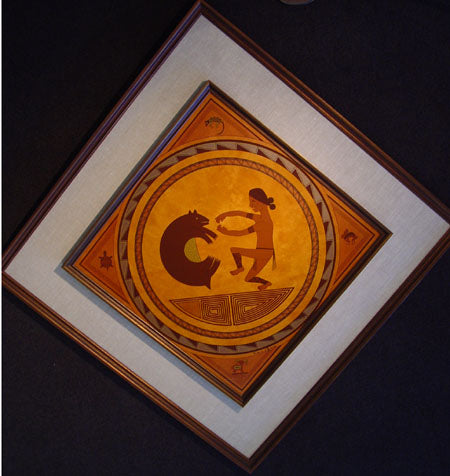 Helen Hardin Acrylic Painting: Mimbres Encounter