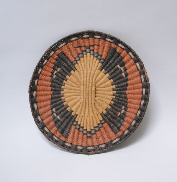 Wicker Basket, Butterfly; Hopi Indian, Third Mesa