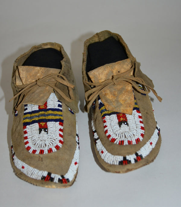 Southern Plains Beaded Moccasins