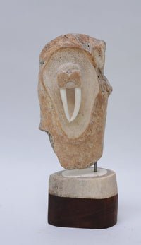 Walrus Carving by Sam Dimmick, Nome Alaska