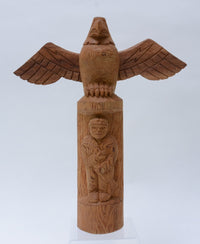 Coast Salish Wood Carving by Kelly Moses, Master Tualip Carver.