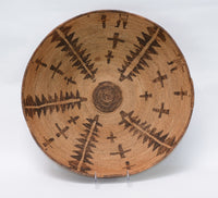 Very Large Apache Winnowing / Parching Basketry Tray