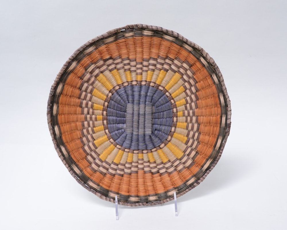 Antique Hopi Wicker Basketry Tray