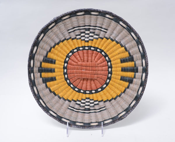 Antique Hopi Wicker Basketry Tray