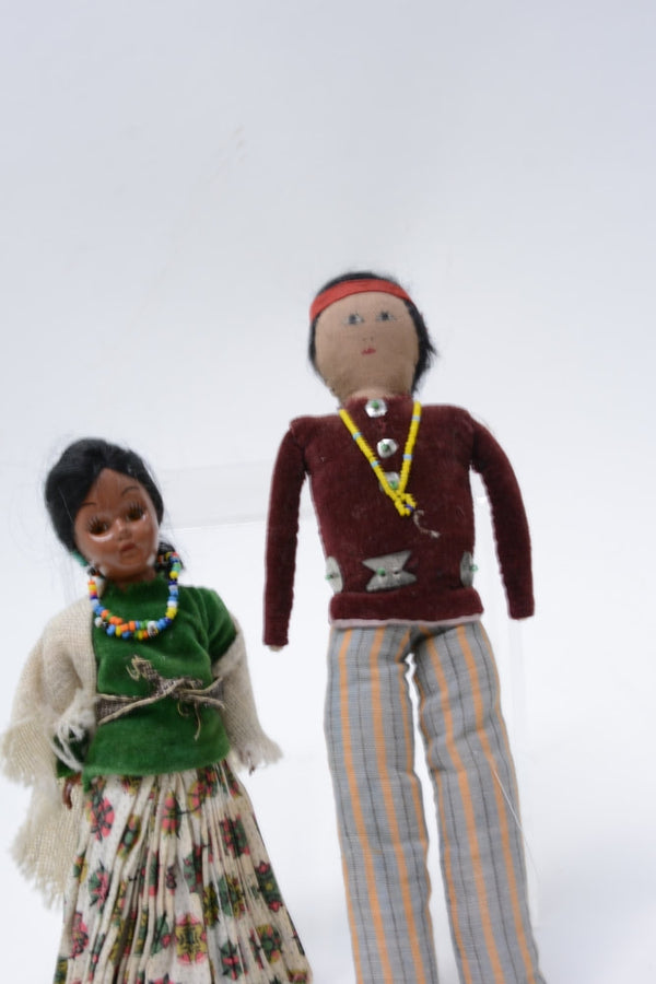 Vintage Navajo Doll Pair