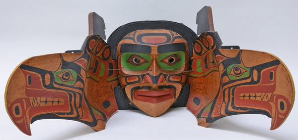 Richard Hunt, Southern Kwakiutl,  Transformation Mask - Thunderbird - Sisiutl - Man