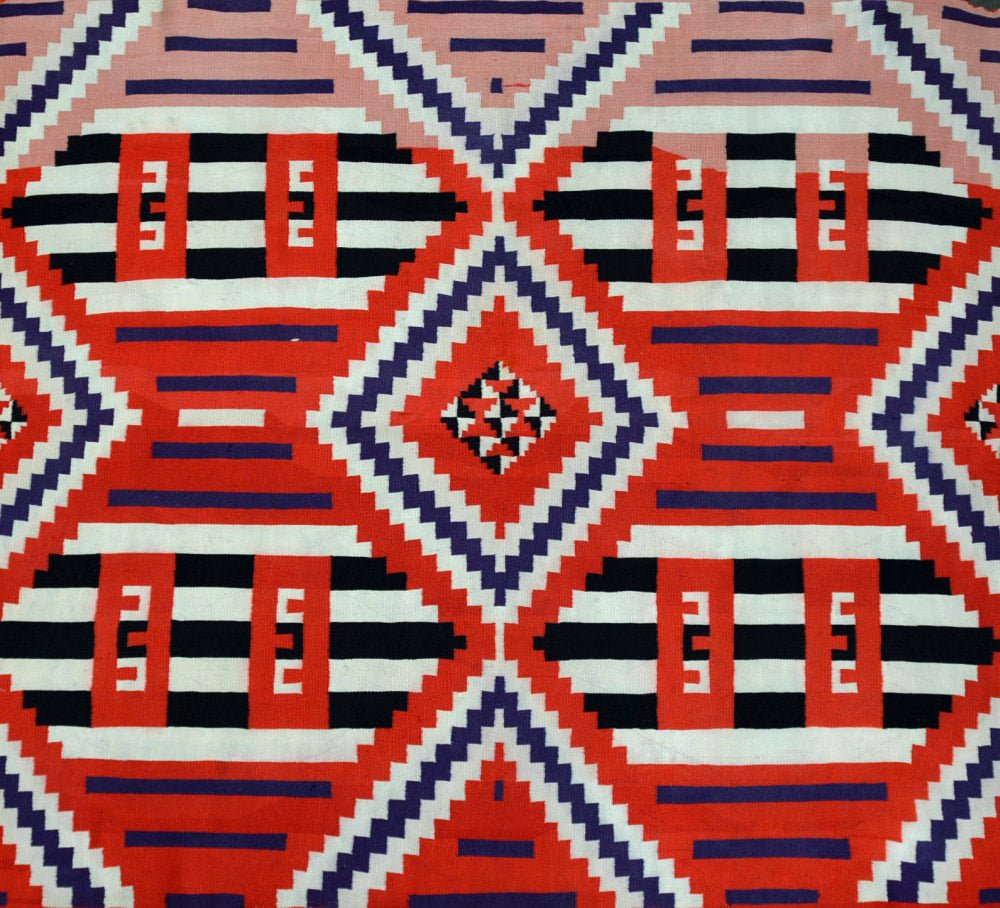 Navajo Chiefs Shoulder Blanket; Germantown