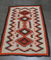 Large Navajo Rug - Ganado - Cloud Motif - Damaged