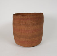 Haida Basket; Banded, Tall Sided Berry Basket
