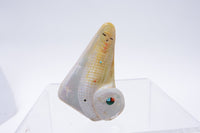 Zuni Fetish: Corn Maiden by Sandra Quandalacy; shell