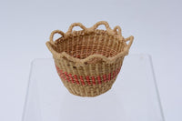 Small Quinault Basket with ears on rim