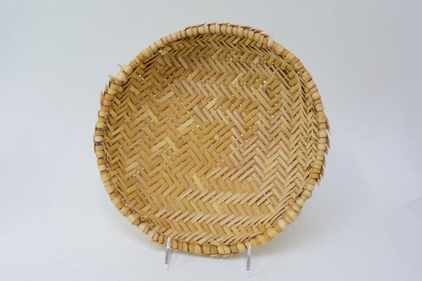 Hopi Indian Basketry Tray / Bowl Yucca Ring Basket
