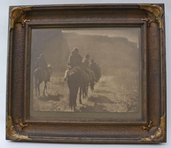 Edward S. Curtis, The Vanishing Race; Silvertone ; Original Frame