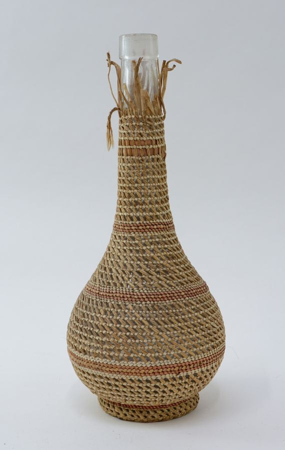 Makah Basket over bottle