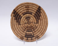 Antique Hopi Indian Coiled Basket Crow Mother Kachina