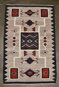 Southwest Area Rug - Storm Pattern Style - All Wool