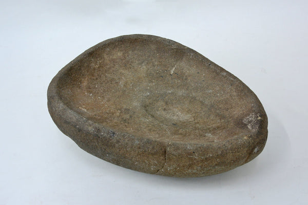 Hard Stone Eskimo Oil Lamp With Whale or Reverse
