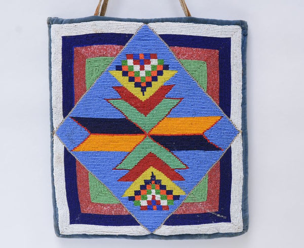 Plateau Beaded Bag - Nez Perce Geometric Bag