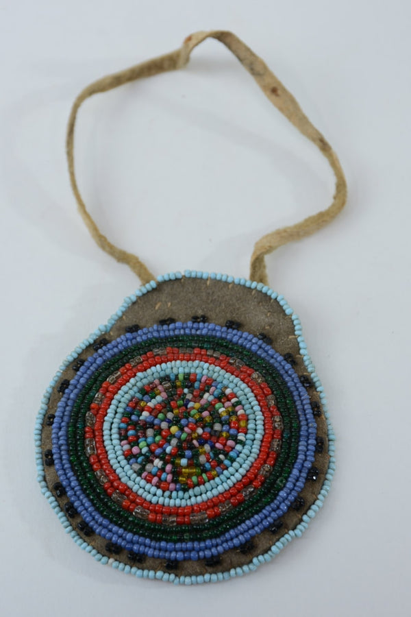 Antique Plains Beaded Medicine Bag