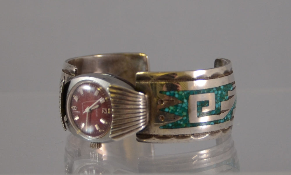 Navajo Thomas Singer Watch Cuff Bracelet