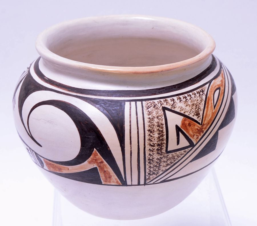Hopi Pueblo Pottery Jar By Lena Charlie