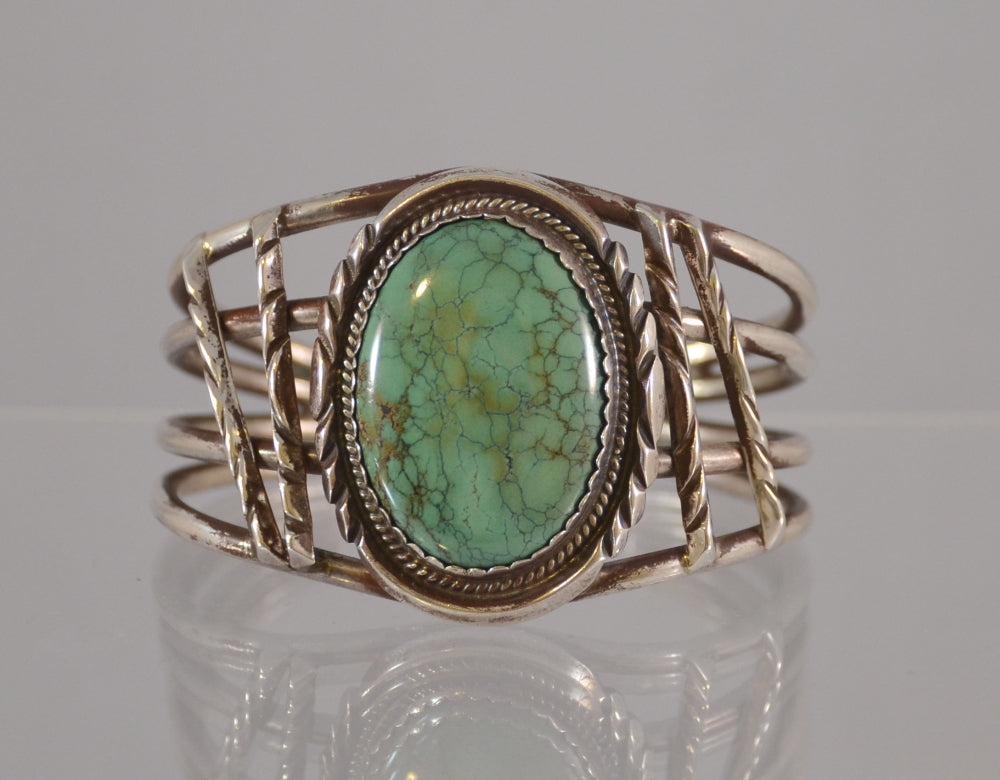 Navajo Turquoise and Sterling Silver Bracelet