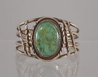 Navajo Turquoise and Sterling Silver Bracelet