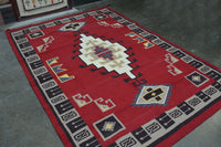 Southwest Area Rug - All Wool - Ganado Style 6' x 9'