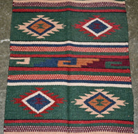 Southwest Area Rug - All Wool - 20" x 40"