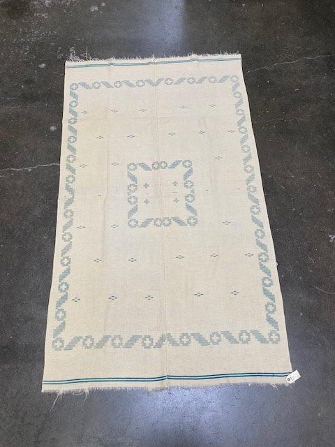 Antique Mexican Rug / Blanket -  Puebla