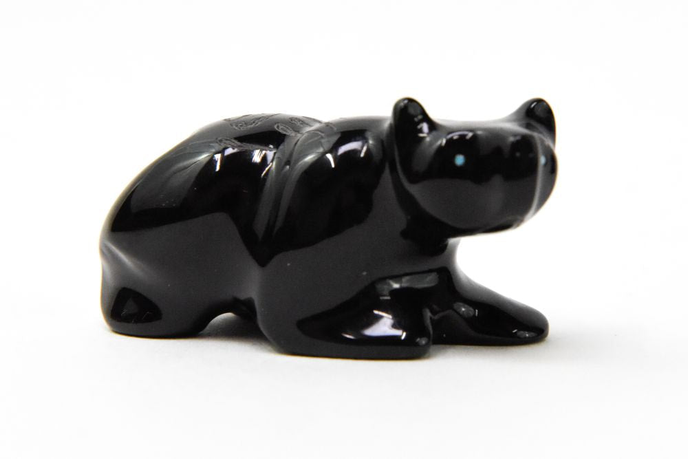 Zuni Marble Bear Fetish by Garrick Acque