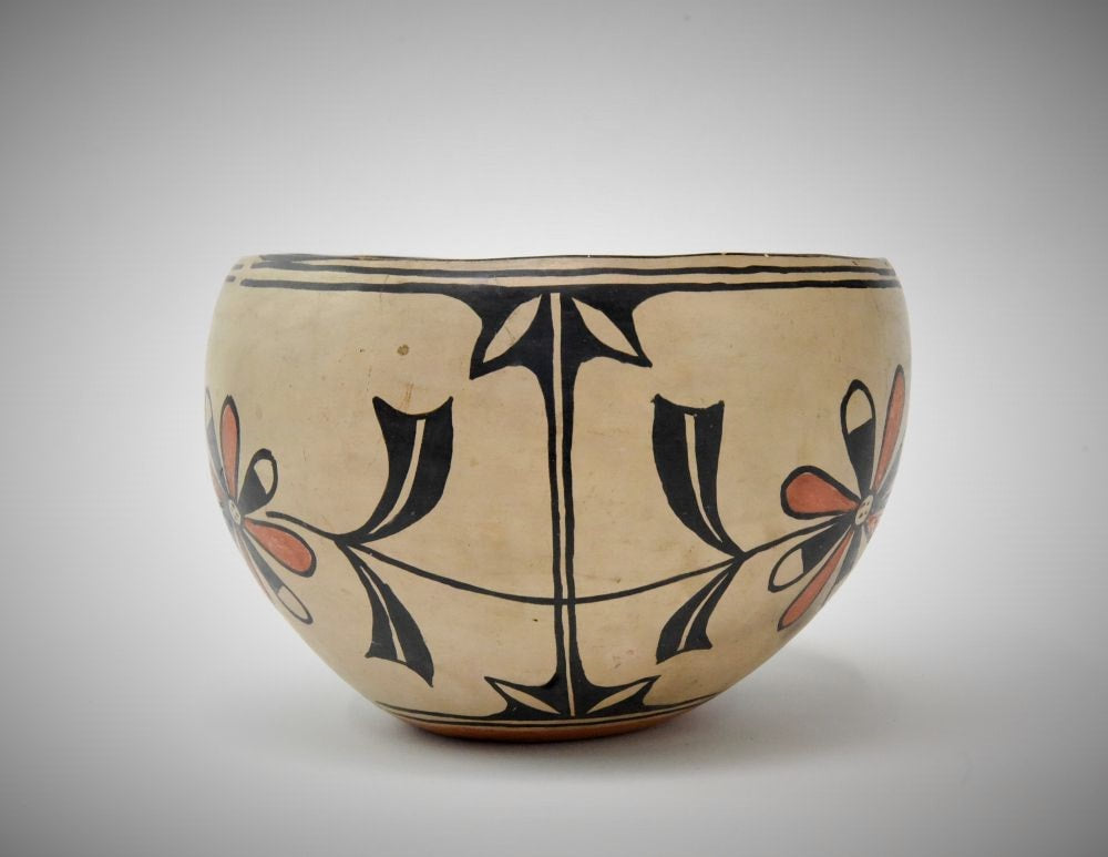 Santo Domingo Pueblo Polychrome Pottery