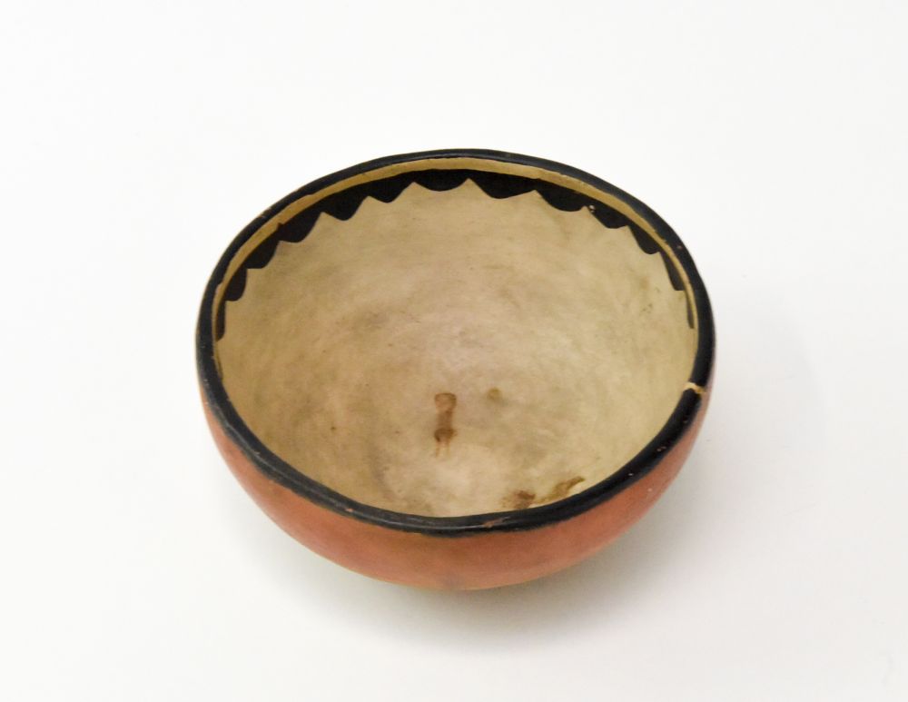 Historic Cochiti Pueblo Polychrome Pottery Chili Bowl