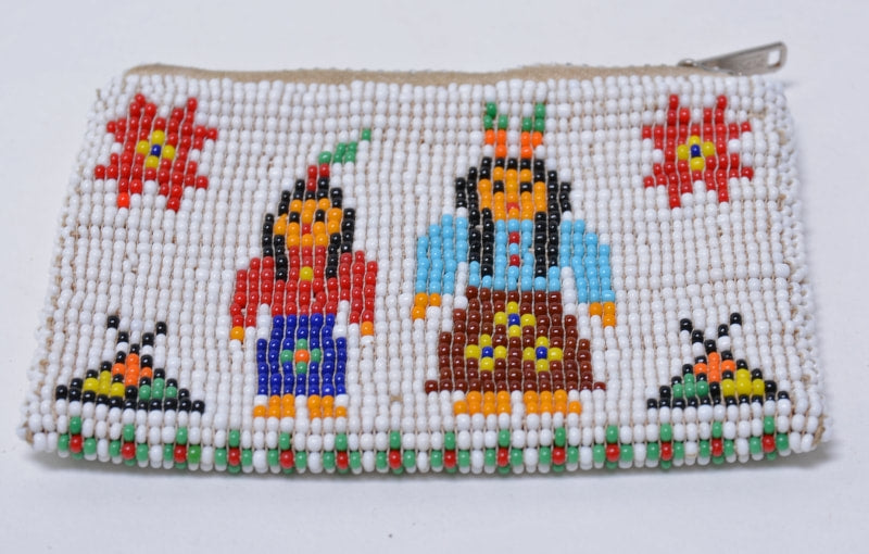 Plateau Fully Beaded Coin Purse