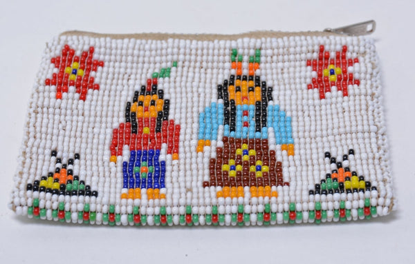 Plateau Fully Beaded Coin Purse