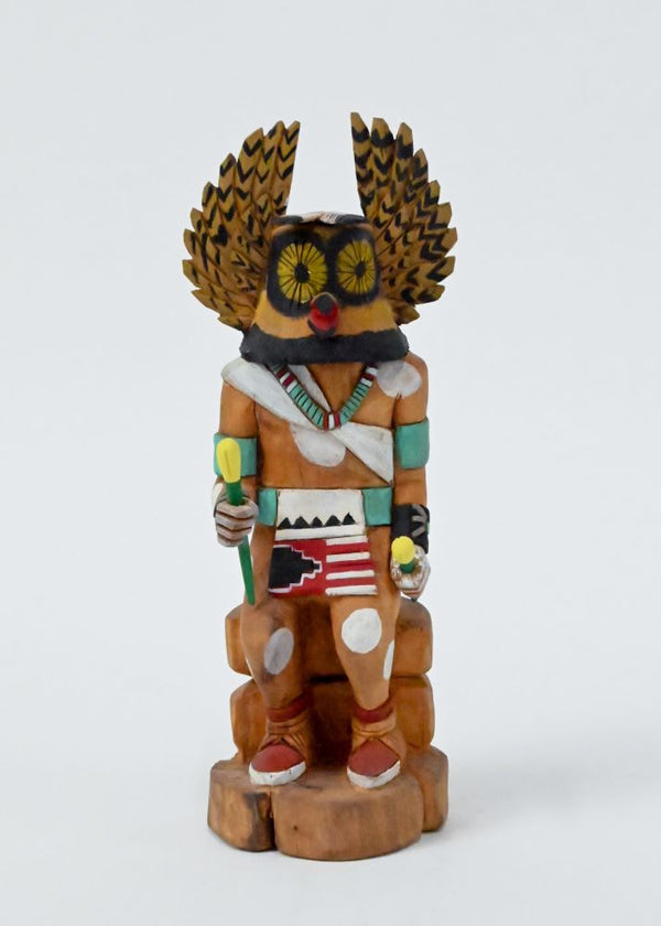 Hopi Pueblo Owl Kachina Doll By Earl Arthur