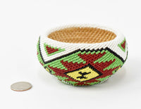 Paiute beaded basket