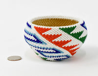 Paiute beaded basket