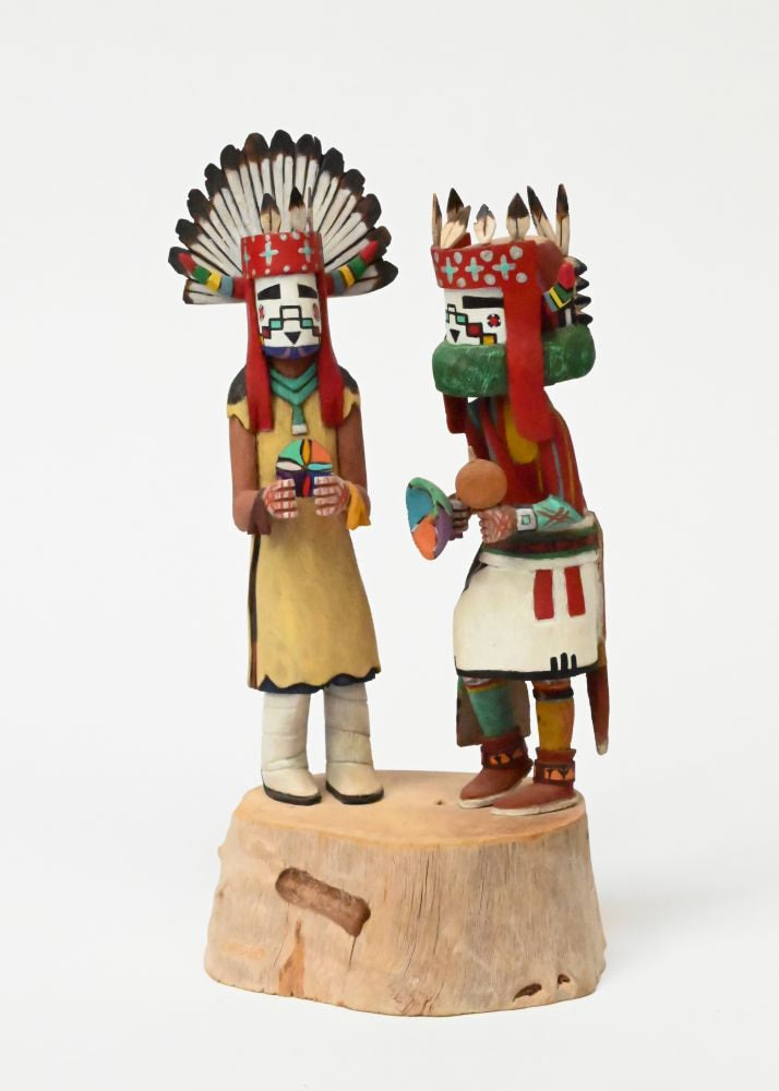 Hopi Pueblo Konin (Supai Kachina) Harvasupai Dancer Kachina Doll By Larry Gallegos